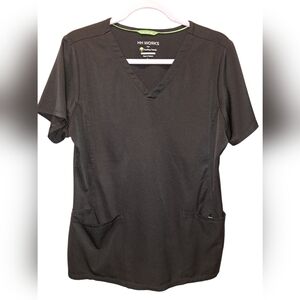 Healing Hands HH Works Black Scrub Top